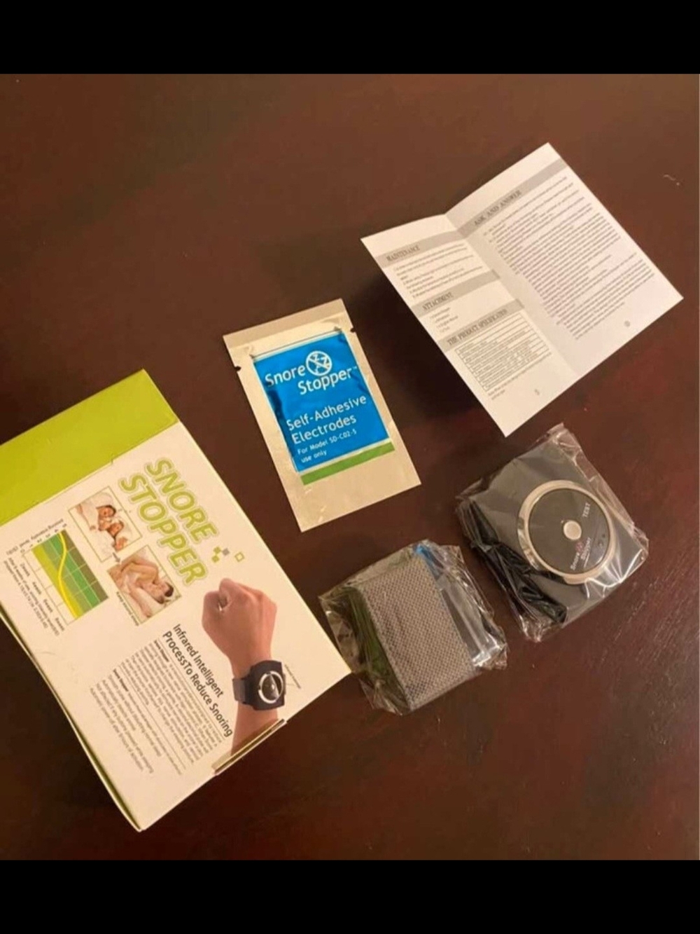 Brand New Snore Stopper Reduce Snoring Watch Device with Accessories